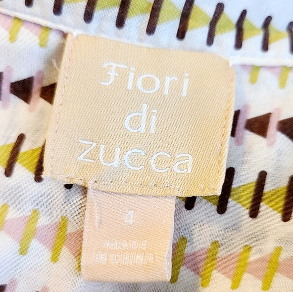 Fiori di Zucca casual button down dress size 4 - Picture 2 of 14